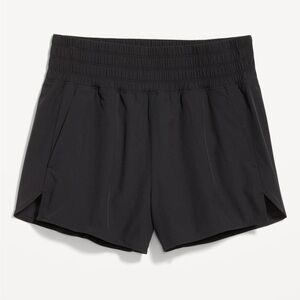 Old Navy Extra High-Waisted Crinkle Run Shorts 3-inch inseam